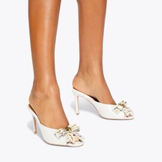 Belgravia Stud Bow Mule Heel