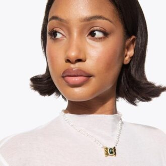 bow pearl halskette 2 330x330 - Bow Pearl Halskette