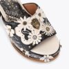 Flower Western Platform Heel