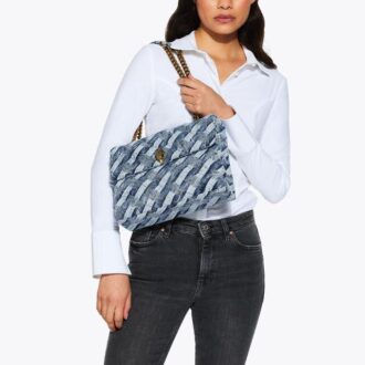Große Denim-Kensington-Tasche