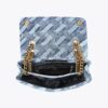 Große Denim-Kensington-Tasche Große Denim-Kensington-Tasche