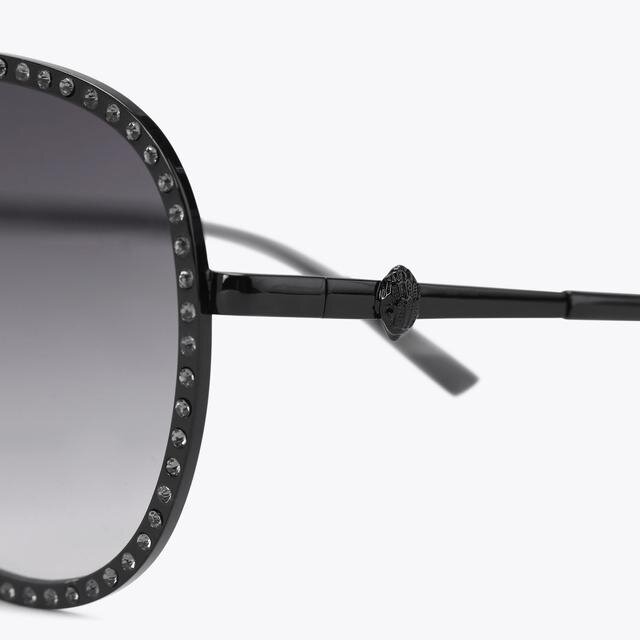 Große Shoreditch Crystal Aviator Sonnenbrille Große Shoreditch Crystal Aviator Sonnenbrille