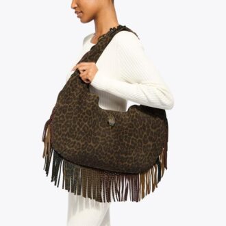 Große Shoreditch-Tasche mit Fransen