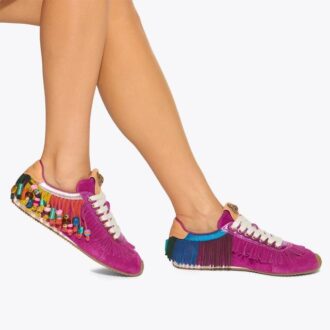 Islington Sneaker mit Perlen und Quasten