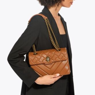 Leder-Kensington-Tasche