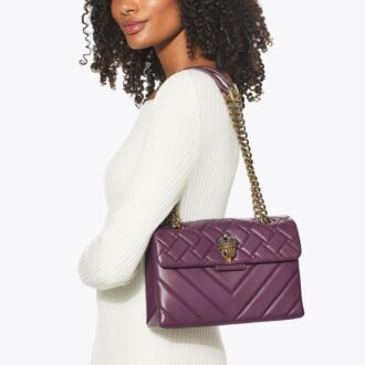 Leder-Kensington-Tasche