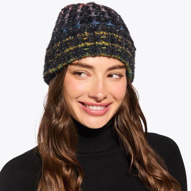 Lurex-Strickmütze Lurex-Strickmütze