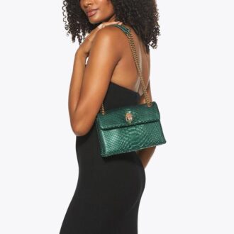 Mittlere Lederhandtasche Kensington