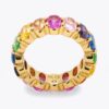 Ovaler Mix-Band-Ring Ovaler Mix-Band-Ring