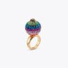 Pave Bubble Ring Pave Bubble Ring