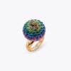 Pave Bubble Ring Pave Bubble Ring
