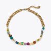 Pave Charm Halskette Pave Charm Halskette