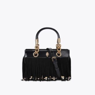 Quadratische Kensington Fringe Tasche