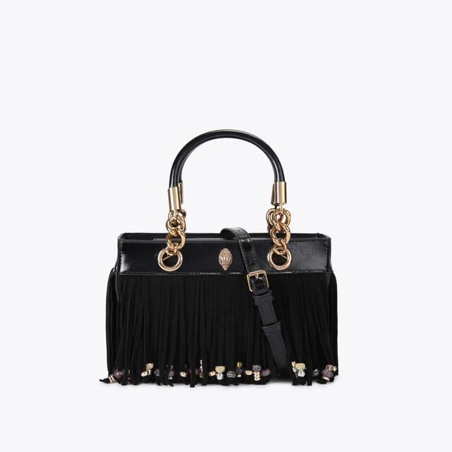 Quadratische Kensington Fringe Tasche Quadratische Kensington Fringe Tasche