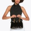 Quadratische Kensington Fringe Tasche Quadratische Kensington Fringe Tasche