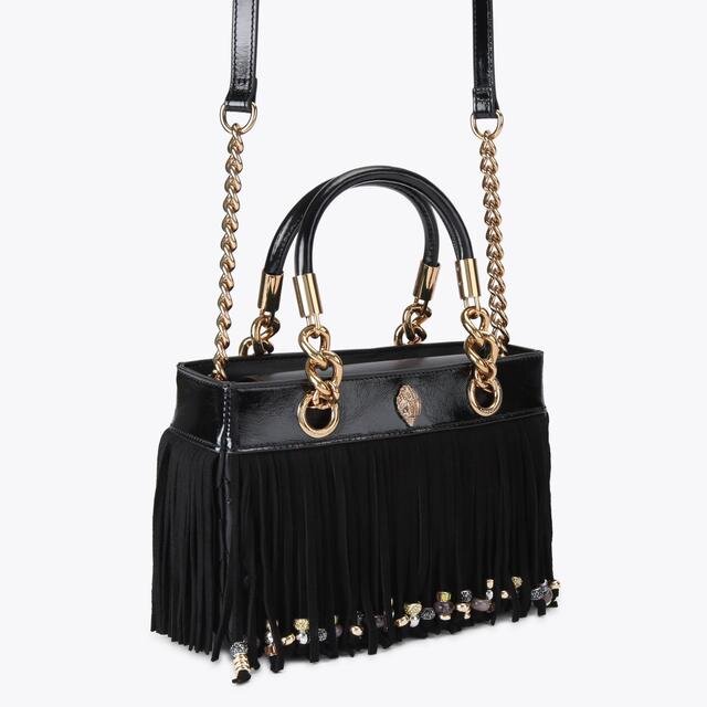 Quadratische Kensington Fringe Tasche Quadratische Kensington Fringe Tasche