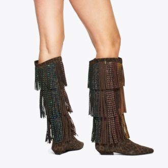 Western-Stiefel mit Fransen